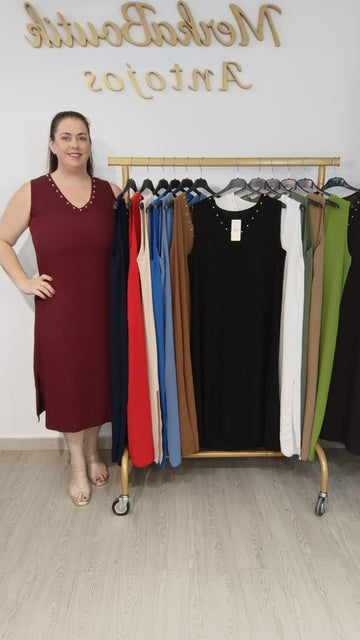 Vestido Tachuelas Mediano